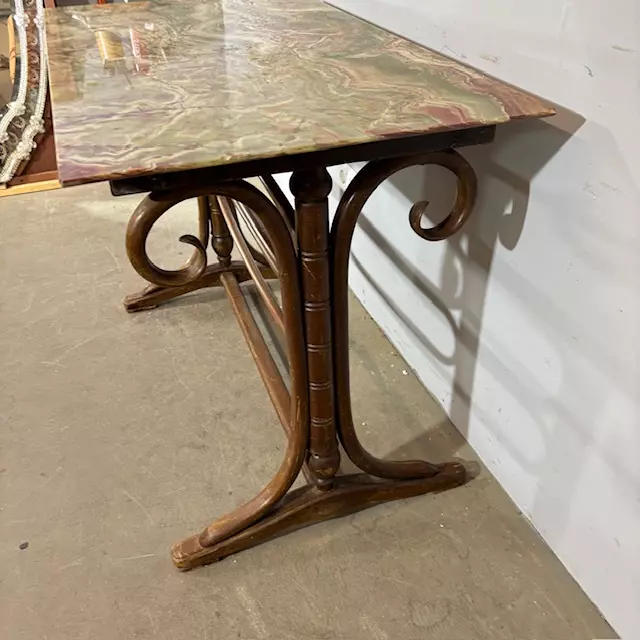 Antico tavolo Thonet art decò 1940 - Foto 7