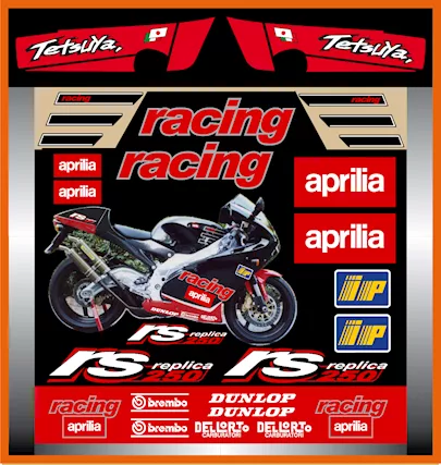 Kit Adesivi Moto Aprilia