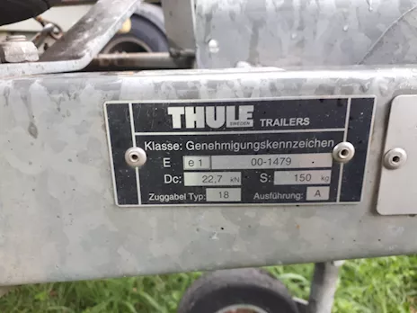 Rimorchio a pianale ribassato Thule ELLEBI F 042 TUP - Anteprima 10