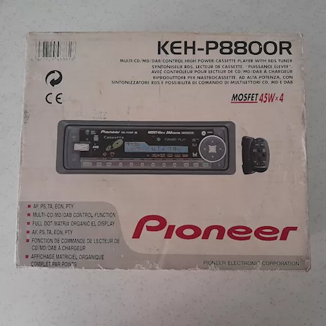 Scatola Pioneer KEH-P8800r originale e libretti di istruzion