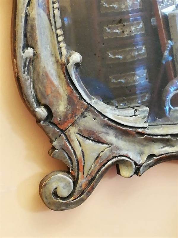 Antico specchio stile Barocco anni 50, in buone condizioni - Foto 7