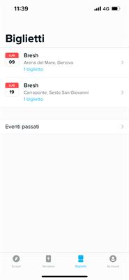 Bresh - Scambio Biglietti