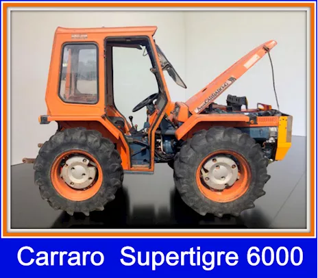 Trattrice Agricola Snodata 4x4 Carraro Supertigre 6000