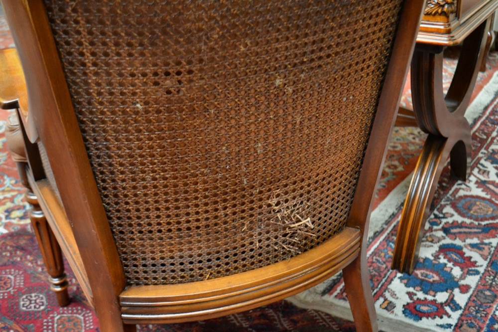 Poltrona inglese Regency inizi del XX secolo, in legno - Foto 6