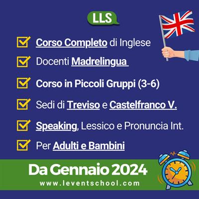 Invito Al Corso di Inglese a Treviso e Castelfranco