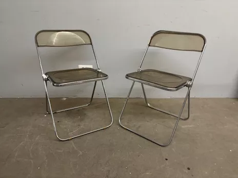 Coppia sedie Plia per Anonima Castelli 1967