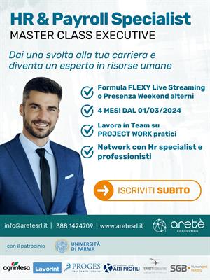 HR & PAYROLL SPECIALIST - MASTER EXECUTIVE in MASTERCLASS