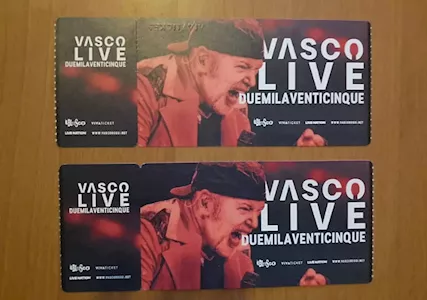 Vasco Rossi Vendiamo 4 Biglietti