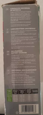 Caricabatterie con LED universale per batterie ricaricabili, tipo transistor - Foto 6