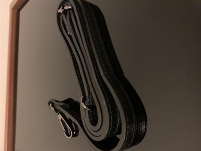 Borsa pelle e cavallino animalier, color argento brunito - Anteprima 2