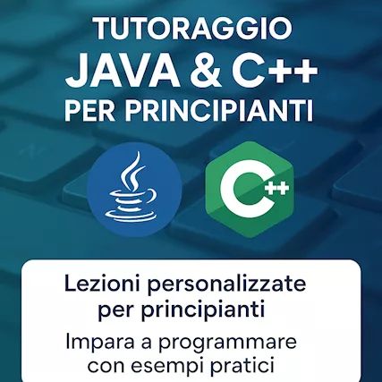 Ripetizioni di informatica base C++ e Java