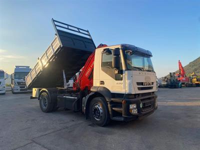 Iveco Stralis 190S33 Cube gru e Ribaltabile