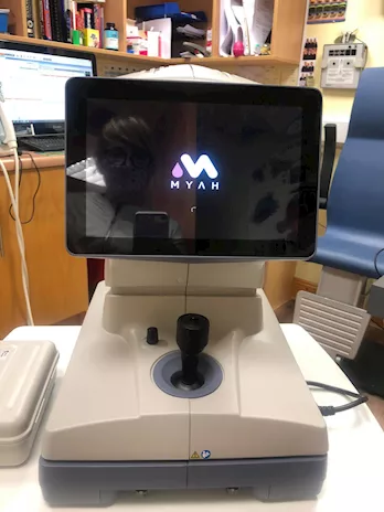 Topcon Myah Myopia and dry eye practice