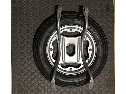 Portaruota-ruota e custodia Lambretta LI