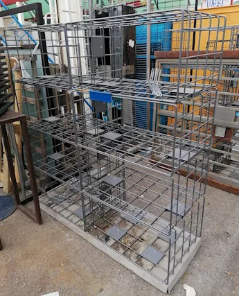 Espositore in Ferro Grigio 34215