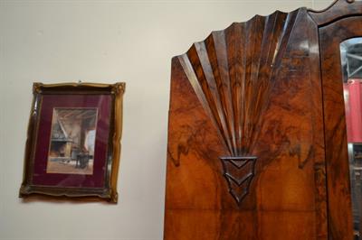 Armadio tre ante stile Art Déco degli anni 50, in ottime condizioni - Foto 5