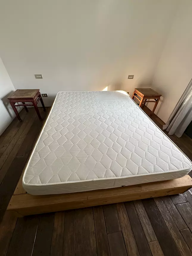 Foto 5Letto matrimoniale stile futon giapponese, in legno