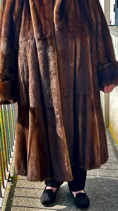 Cappotto pelliccia Visone, taglia xl, ottimo stato - Foto 6
