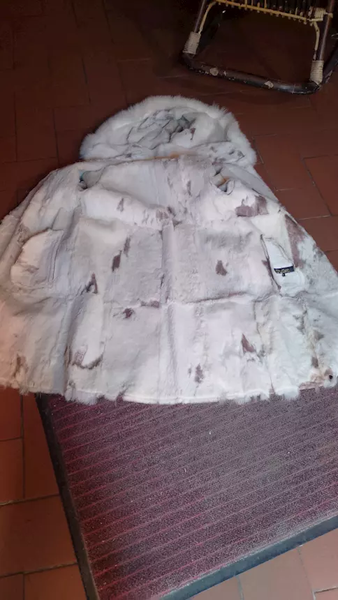 Foto 5Cappotto in lapin, tipo montone, taglia 50