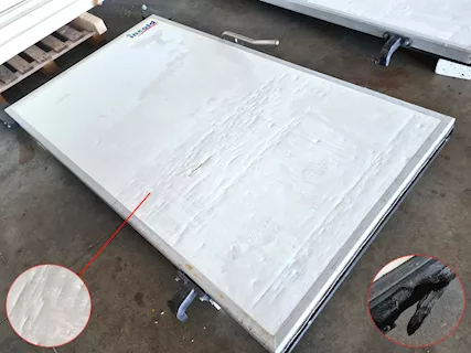3 porte scorrevoli per cella frigo usate, marca Incold - Foto 2