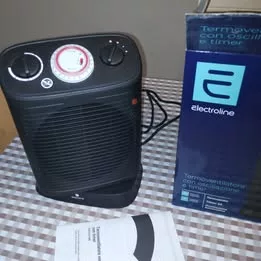 Termoventilatore rotante Electroline 2000 W, NUOVO