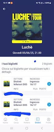 2 biglietti di Luchè