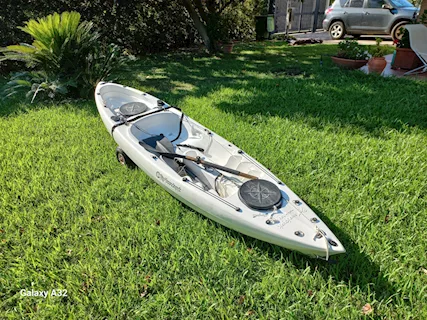 Canoa da Pesca divertente anche in spiaggia