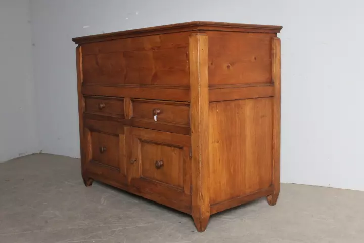 Antica madia panaria senese epoca XIX sec. dispensa restaurata - Foto 12