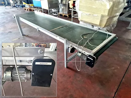 Nastro trasportatore largo 70cm usato - Anteprima 1