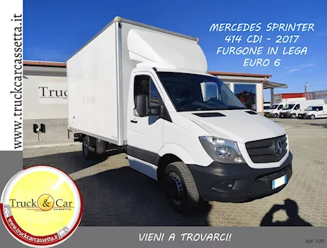 Mercedes Sprinter 414 CDI - 2017 - Furgone in lega