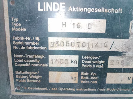 Linde H16