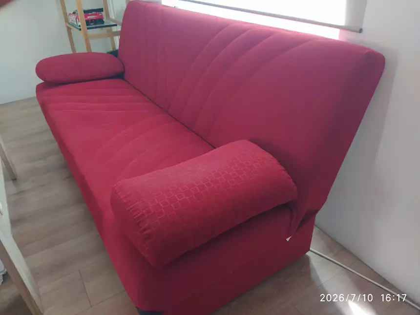 Foto 2Divano letto rosso come nuovo