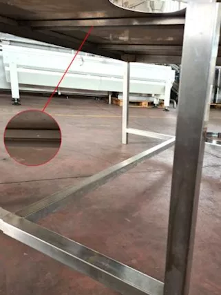 Tavolo inox per zona lavaggio usato - Foto 3