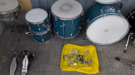 Batterie acustiche Mapex Pro M e Flying