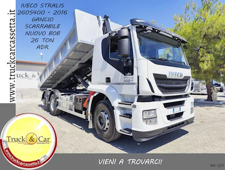 Iveco Stralis 260 S 400 - 2016 - Euro 6 - gancio SC
