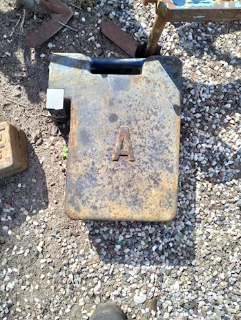 Zavorre usate a canestro da 75kg. l'una