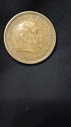 Moneta 2,5 Pesetas 1953 Euro 500,00 tel.3384356571 - Foto 2