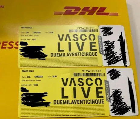 4 biglietti domenica 1 giugno Torino