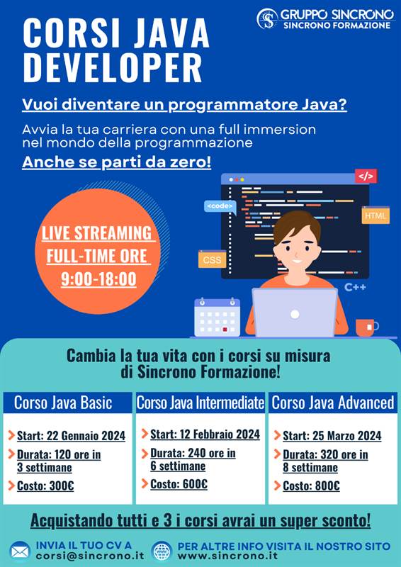 Corsi Java Developer - Foto 1