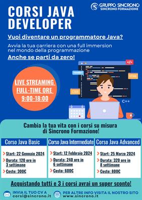 Corsi Java Developer
