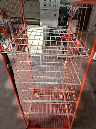 Ripiano in filo per roll usati
