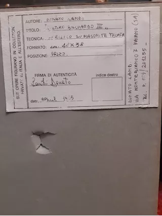Quadro l'ultimo daluardo III, tipo cavalletto - Foto 3