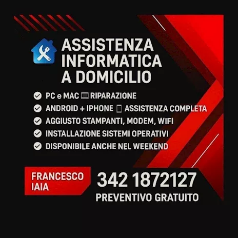 Assistenza PC, TELEFONI a domicilio in Tutta Roma