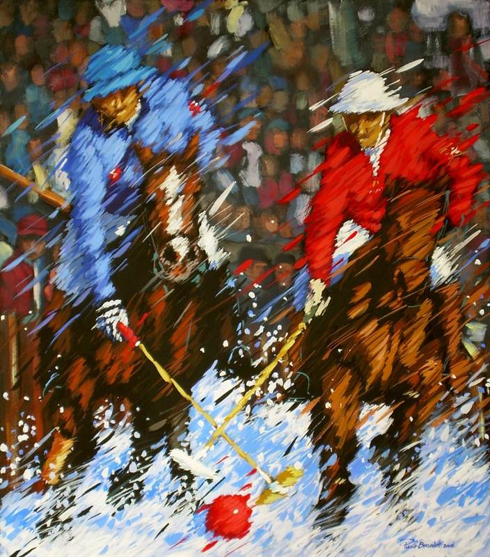 QUADRO Giocatori di polo