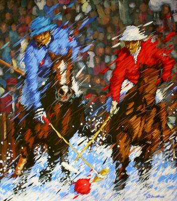 QUADRO Giocatori di polo