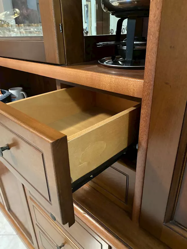 Mobile a parete per salotto in legno massello - Foto 11