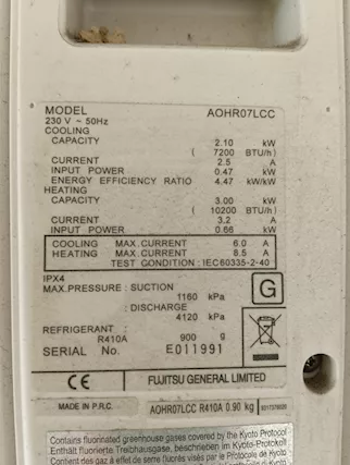 Condizionatore monosplit, marca General - Foto 3
