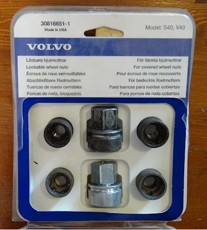Bulloni antifurto originali per Volvo V40-S40