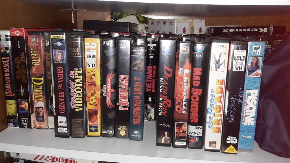 VHS varie (tutti film inediti in DVD)