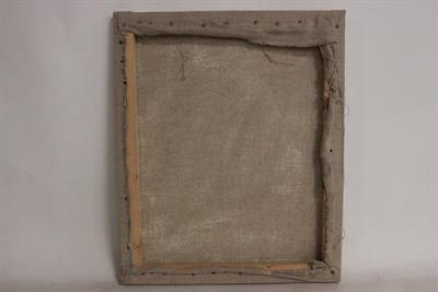 Quadro olio su tela, vaso di fiori gialli con foglia d'oro - Foto 6